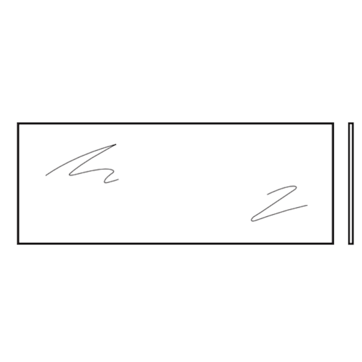 Vitre simple synthétique, en verre de sécurité feuilleté transparent, 6mm, VG Hormann Référence 3062079