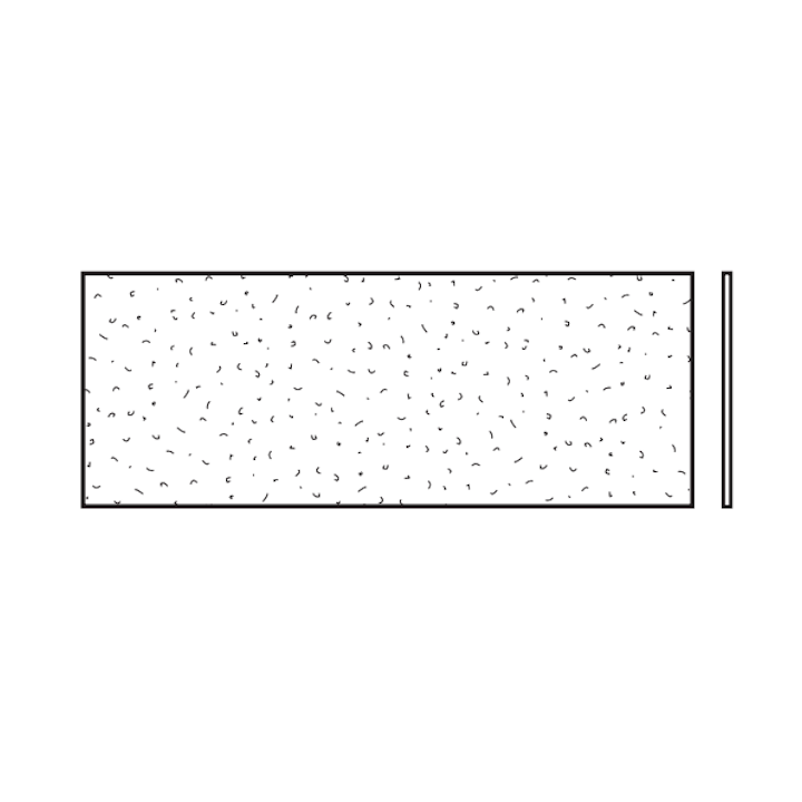 Vitre simple synthétique, cristaline, 3mm, KR Hormann Référence 3095227
