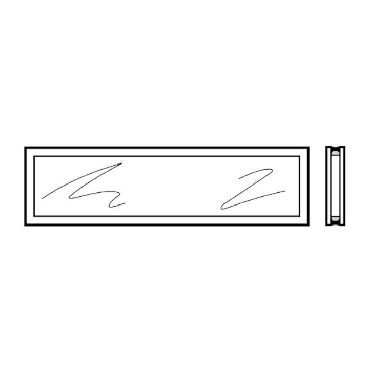 Vitre transparente pour hublot de type D 16mm Hormann Référence 3092754
