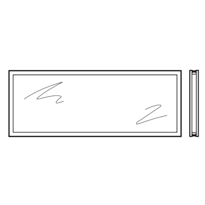 Vitre double en verre de sécurité trempé 16mm Transparente ES Hormann Référence 3062080
