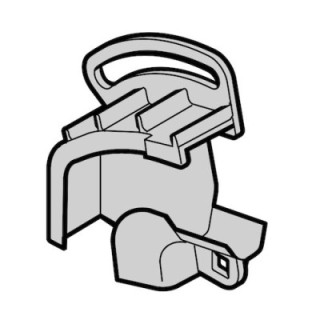 Pièce de raccordement droite pour rail de guidage horizontal Hormann Référence 3054709