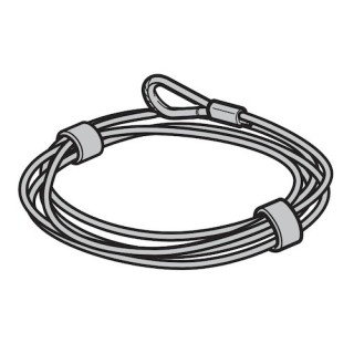 Câble de traction diam 5,5mm pour tambours d'enroulement avec terminal Hormann Référence 3094623