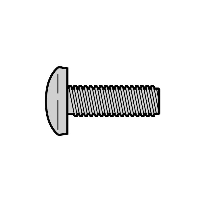 Lot de 10 Vis à tête goutte-de-suif 4 x 12 avec Torx, en acier inoxydable Hormann Référence 3064279