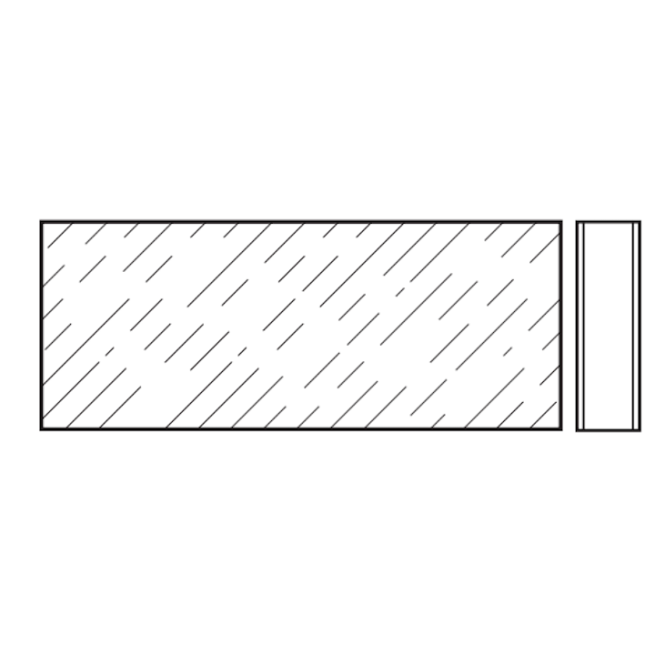 Panneau PU 51mm Aluminium anodisé lisse XU Hormann Référence 3095237