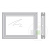 Vitrage figure 4 encadrement blanc HORMANN Référence 860144