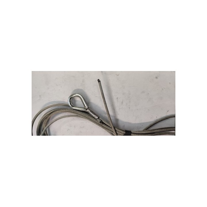 Cable de traction 4mm Lg 8m Hormann Référence 3095588