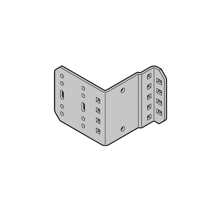 Plaque d'assemblage gauche ferrures de porte L2 et LD2 Hormann Référence 3097413