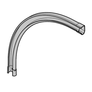 Courbe de rail de guidage 90° R361 ferrure NH Hormann Référence 3097685