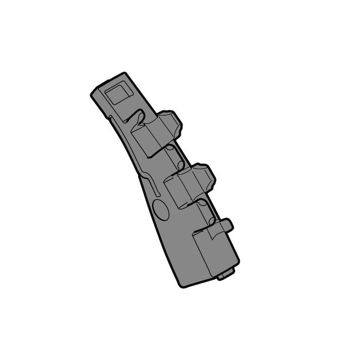 Guidage de câble droit, ferrure L section de porte inférieure égale ou inférieure à 500mm Hormann Référence 3096962