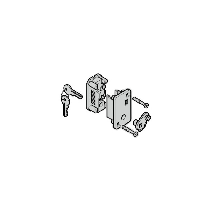 Serrure à cylindre profilé, TS 42.5 mm (cylindre inclus) pour porte Hormann Référence 3088641