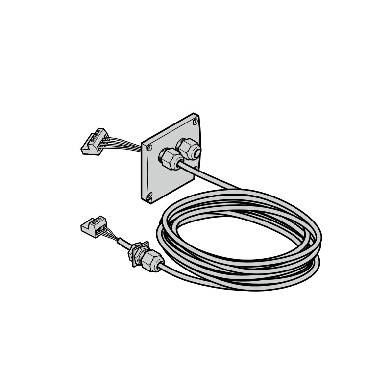 cable de connexion moteur 4x1,0mm lg 9000mm