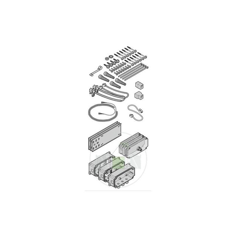 Unité de connexion, IP 65 (homme mort), WA 400 pour commande A / B 435, A / B 440 et A / B 445 HORMANN Référence 637010