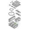 Unité de connexion de sécurité de contact (SKS), ITO 400 pour commandes, A / B 435, A / B 445, A / B 460 ET A / B 460 FU
