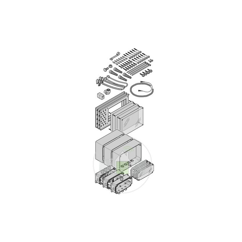 Unité de connexions pour 8K2, IP 66, pour la commande A / B 445, A / B 460 et A / B 460 FU