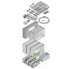 Unité de connexions pour 8K2, IP 66, pour la commande A / B 445, A / B 460 et A / B 460 FU