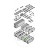 Unité de connexions sans fil pour barrière photoélectrique HLG HORMANN Référence 639039
