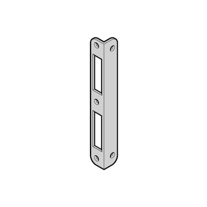Gâche d'angle 72mm pour portillon indépendant en bois Hormann Référence 3040415