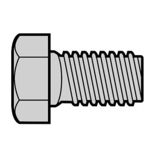 Lot de 10 Vis à six pans avec cuvette M8 x 18, galvanisée Hormann Référence 3007928