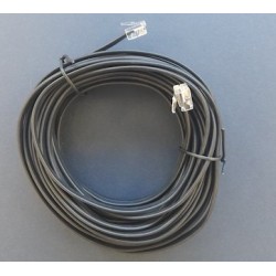 Cable avec embout clipsable à six fils