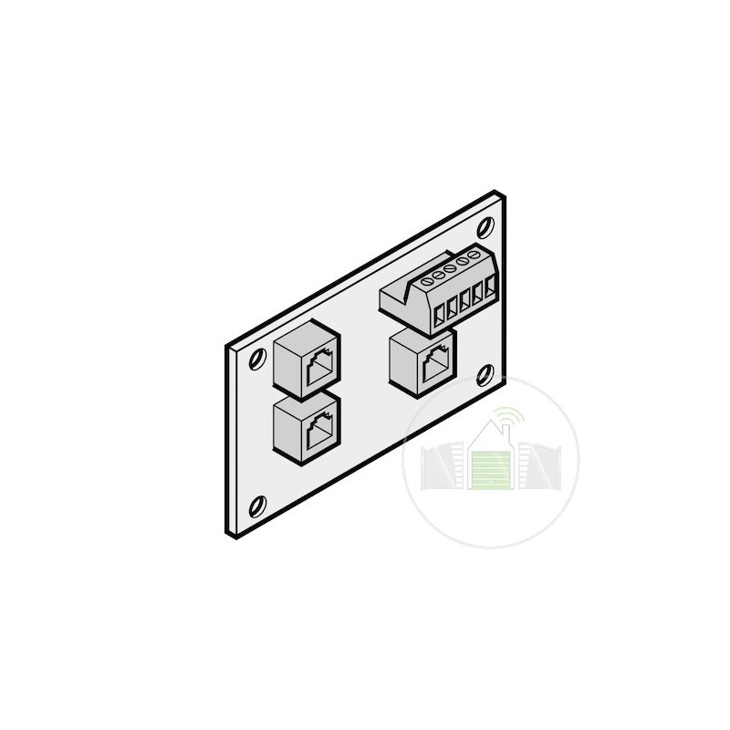 Platine d'adaptation pour câble spiralé de barrières photoélectrique HLG et HLG-550 HORMANN Référence 636940
