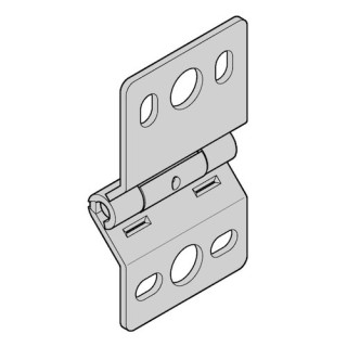 Charnière médiane portillon incorporé, galvanisée Hormann Référence 2605052