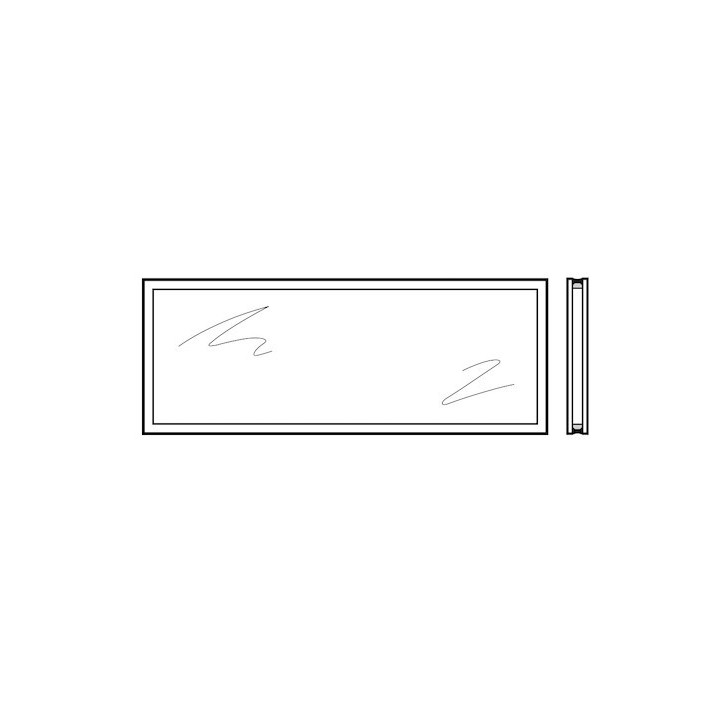 Vitre double synthétique teintée 26mm, A2 gris Hormann Référence 4014661