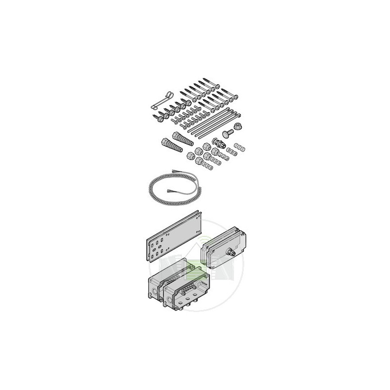 Unité de connexion, AT 3 pour cadre dormant de tablier de porte d'un côté HORMANN Référence 638296