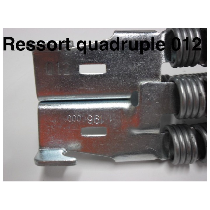 012 - 412 Kit de 2 ressorts quadruples porte N80/S95 Hormann Référence 1195012P