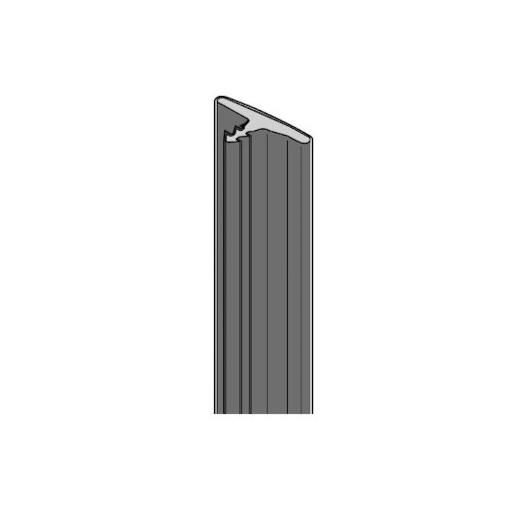 Lot de 2 Profils haut PVC hauteur 2250 porte N80 et S95 Hormann