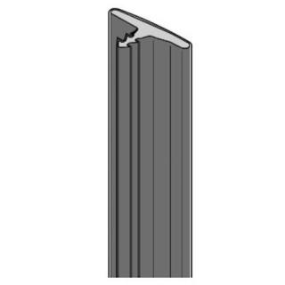 Lot de 2 Profils haut PVC hauteur 2375 porte N80 et S95 Hormann