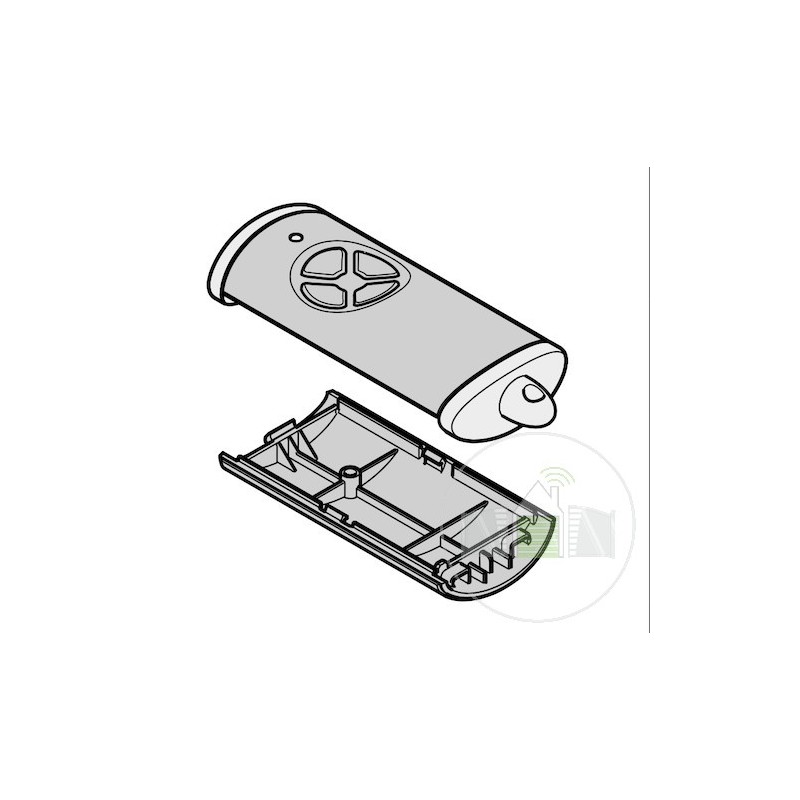 Boitier d'émetteur HSE 4 BS gris classic Hormann Référence 4510786