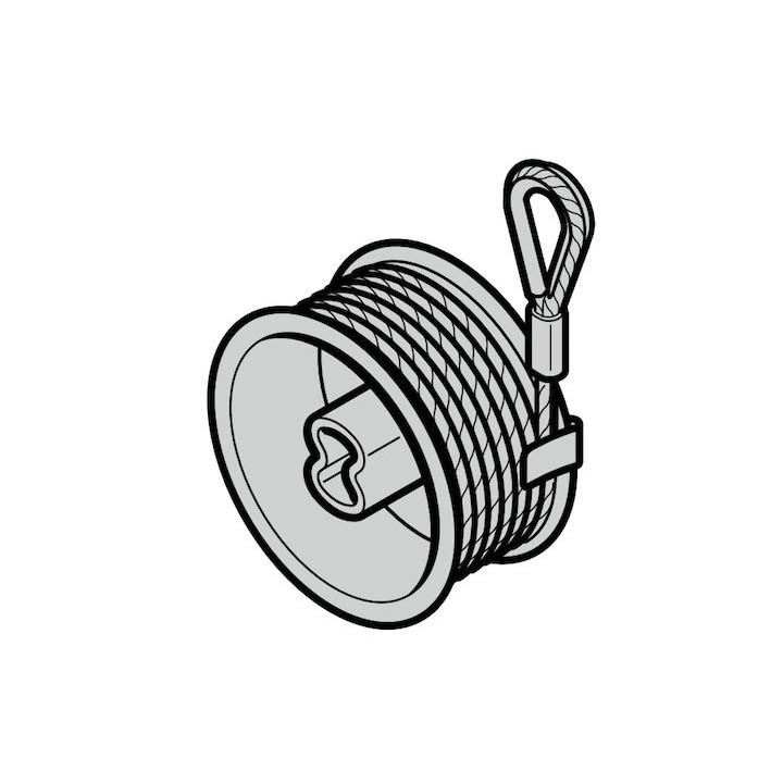 Tambour d'enroulement de câble Droit Hormann Référence 3080094-3074265
