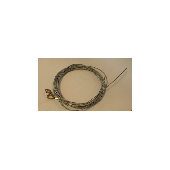 Câble renforcés Long 4245 Ferrure H Hauteur max 1955mm Hormann référence 3086955