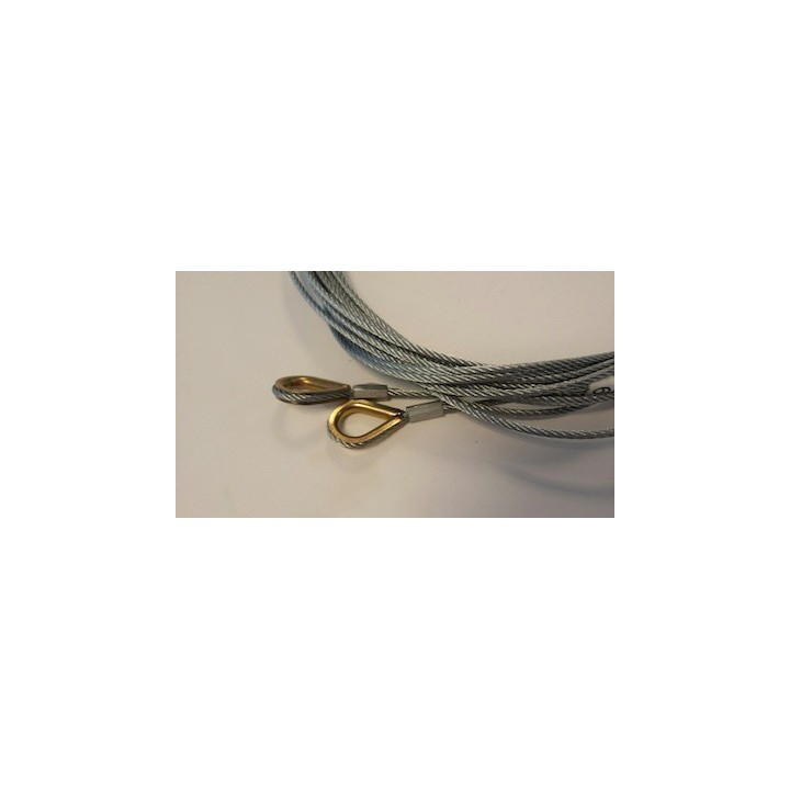 Câbles Long 6250 Ferrure L Hauteur 2490mm Hormann référence 3064362