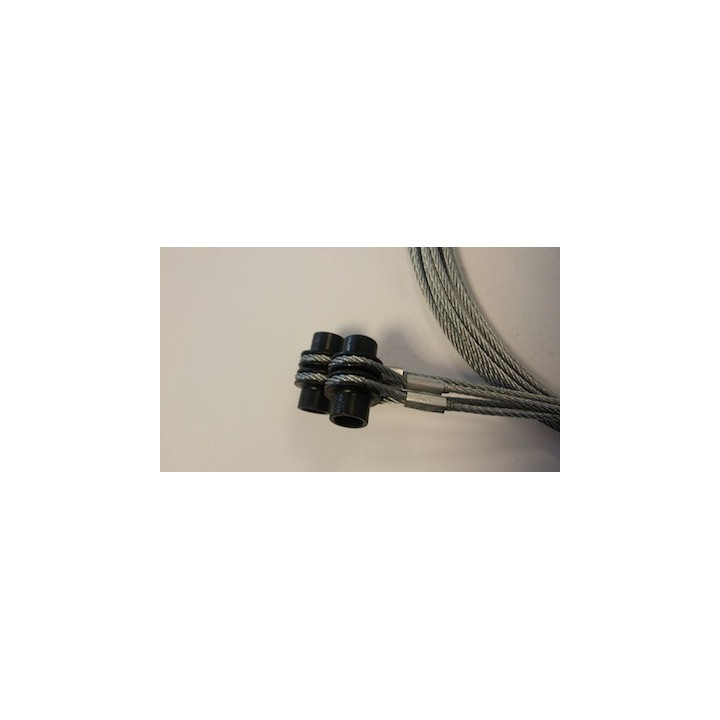 Câbles Long 2740 Ferrure Z Hauteur 2250mm Hormann référence 3064352