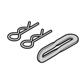 Goupille adaptation ressort porte basculante hormann ref 1195666