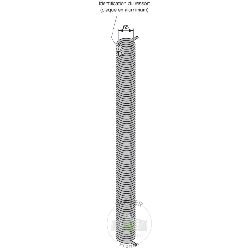 R41 Ressort de torsion porte Hormann Référence 3020339