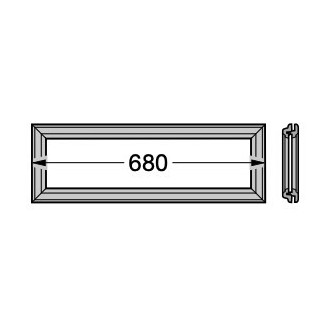 Cadre type D 680mm Hormann Référence 4004981