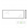 Vitre double synthétique, transparente 16mm, DS Hormann Référence 3095239