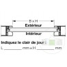 Vitre double polycarbonate, transparente 16mm, PD Hormann Référence 3095242
