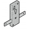 Serrure à cylindre profilé, TS 42 mm (uniquement pour garniture à poignée extérieure en fer forgé) Hormann Référence 3039949