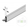 Parclose en aluminium WF 26 Hormann Référence 3045951
