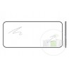 Vitre simple synthétique transparente pour vitrage de section type A, 3mm Hormann Référence 3056315
