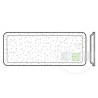 Vitre double synthétique structure cristalline pour hublot type A, 29mm Hormann Référence 3089761