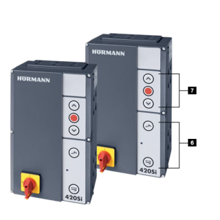 Armoire de commande Si coffret Hörmann pour quai niveleur