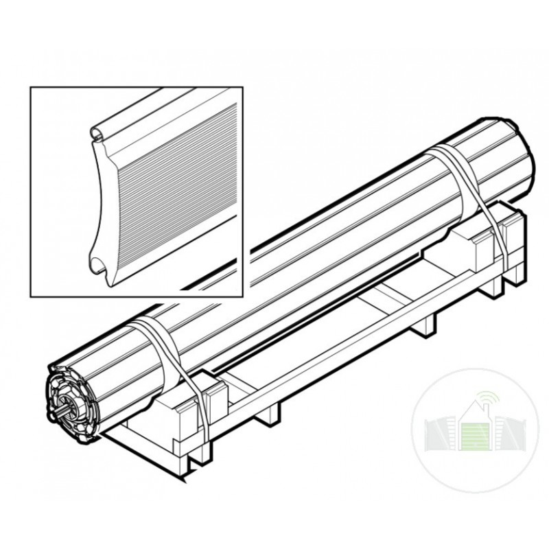 Tablier Decotherm S SB Galvanisé Hormann Référence 9800759