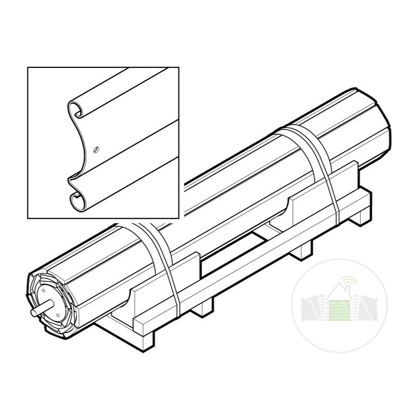 Tablier HR 120 A SB Ral 6005 Hormann Référence 9800770