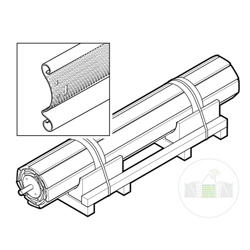 Tablier HR 120 Aero SB Laminé à froid Hormann Référence 9800778