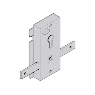 Serrure avec jeu de cylindre porte basculante N80 Hormann Référence 872123