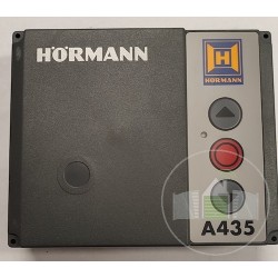 Façade de boîtier A435 avec boutons et platine de clavier Hormann Référence 637604